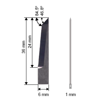 Oscillating knife iEcho E64-4