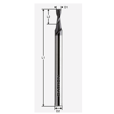 End Mill for CoCr/Titanium coated