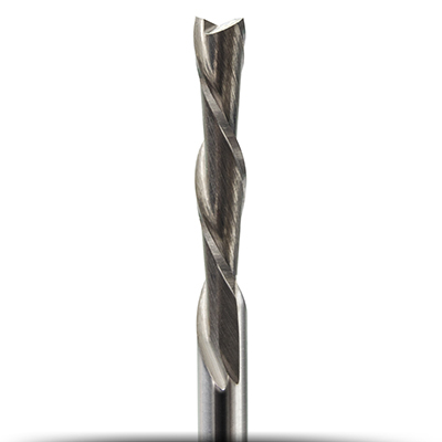 Two compression cutter end mill