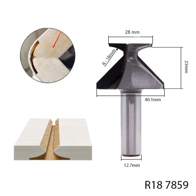 Two-flute arc bending milling cutter for MDF 18mm