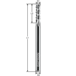 Micro-Toothed End Mill
