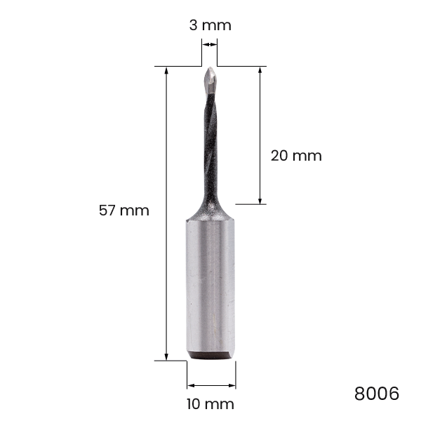 Burghiu pentru Găuri Străpunse (Through Hole Drill) pentru Lemn, MDF și PAL